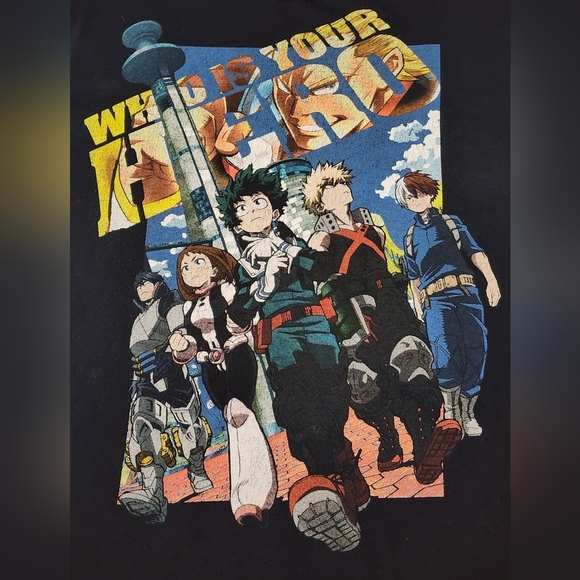 My Hero Academica Crewneck Graphic T-Shirt Anime, sz XL - Picture 4 of 10